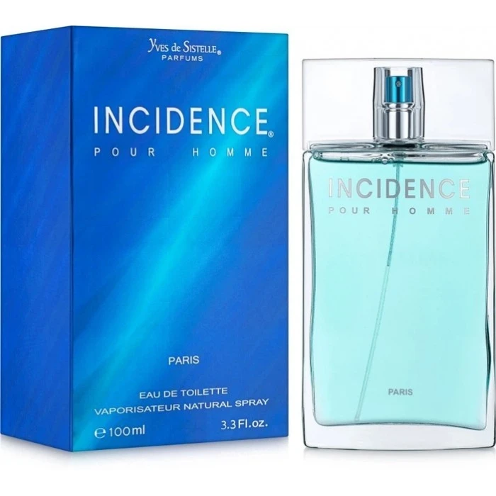 Туалетна вода для чоловіків Yves De Sistelle Paris Bleu Incidence Pour Homme, 100 мл  - 