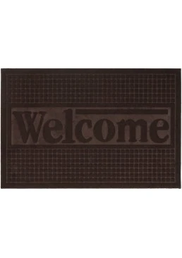 Придверний килимок Eco Fabric Welcome без кромки Коричневий (6090-012), 60х90 см