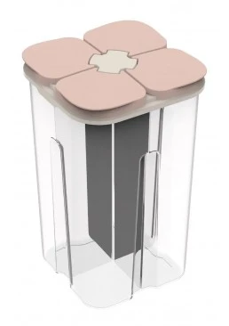 Контейнер пластиковий Bager Luna MIX, 4 відділи, 2,45л 