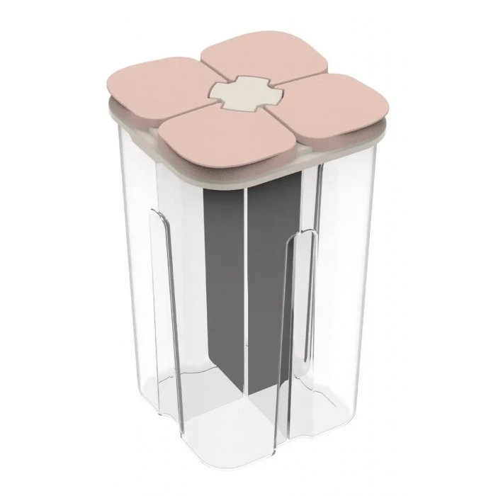 Контейнер пластиковий Bager Luna MIX, 4 відділи, 2,45л  - 