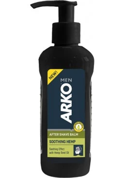 Бальзам після гоління ARKO Men з олією насіння конопель, 200 мл