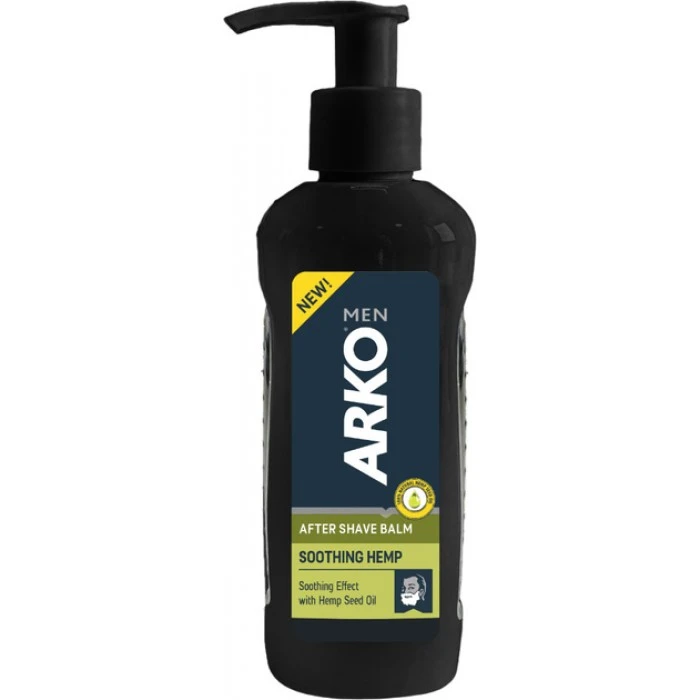 Бальзам после бритья ARKO Men с маслом семян конопли, 200 мл - 