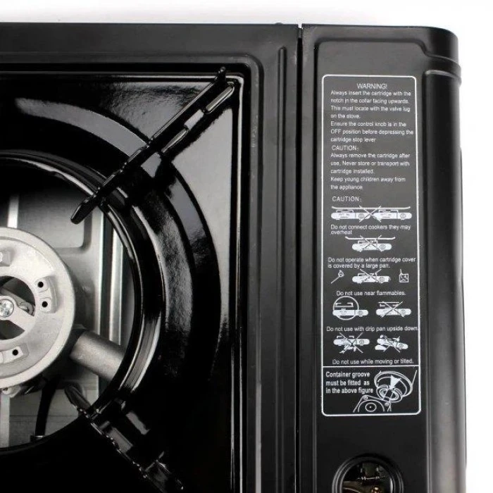 УЦЕНКА! Портативная туристическая газовая плита Happy Home BК-155-A под газовые баллоны  - 