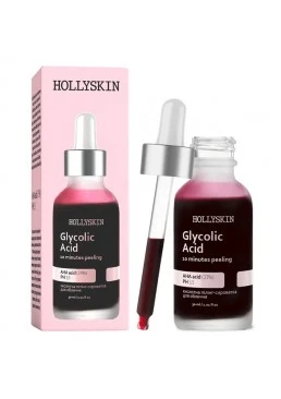 Кислотная пилинг-сыворотка для лица Hollyskin Glycolic Acid, 30 мл