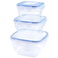 Набір контейнерів герметичних для продуктів, 3 шт (500/900/1500 мл)