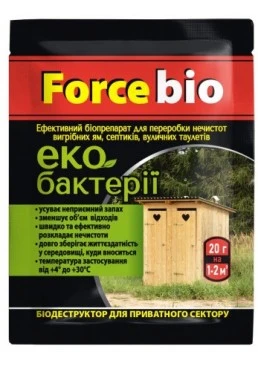 Біодеструктор для приватного сектору Force BIO, 20 г