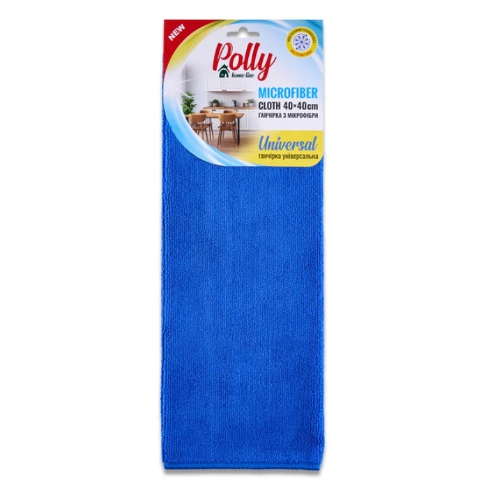 Тряпка для уборки Polly из микрофибры, 40х40 см - 