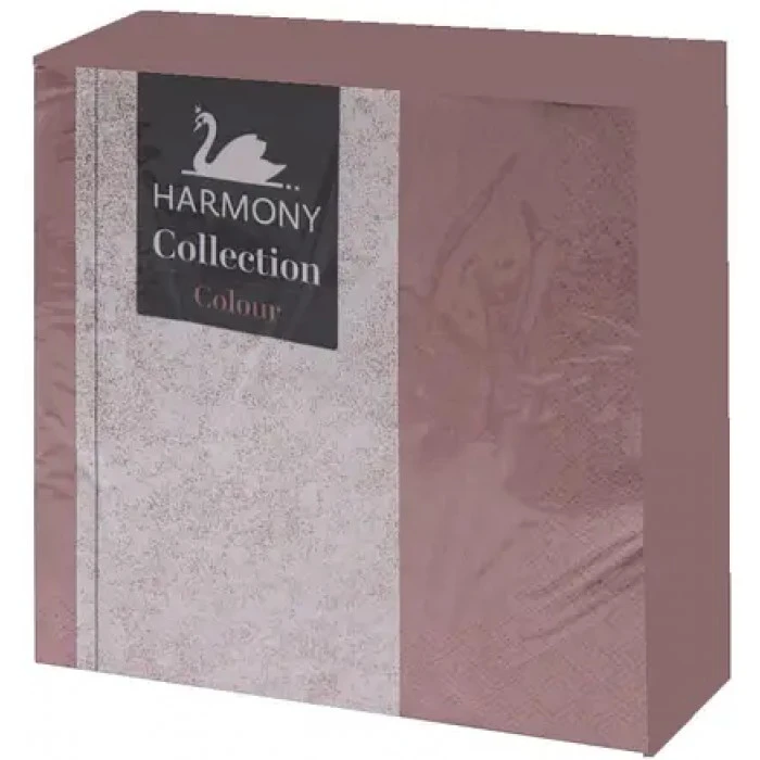 Салфетки столовые Harmony Пильная роза 3-х шаровые, 20 шт - 