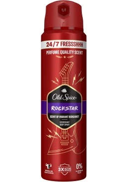 Аэрозольный дезодорант-антиперспирант Old Spice Rockstar, 150 мл