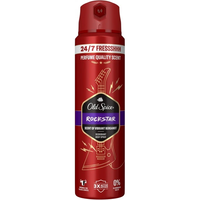 Аерозольний дезодорант-антиперспірант  Old Spice Rockstar, 150 мл - 