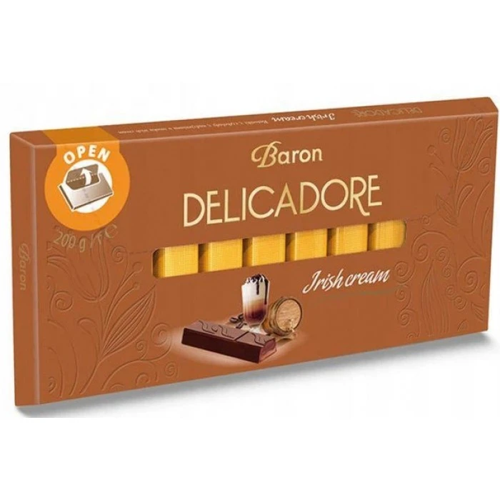 Шоколад Delicadore Irish Cream, 200 г - 