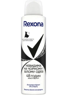 Дезодорант-антиперспірант жіночий Rexona Невидимий на чорному і білому, 150 мл