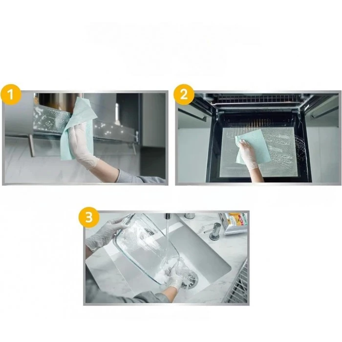 Влажные салфетки ТМ SLEEPY Easy Clean с активной пеной против жира для кухни, 30 шт - 
