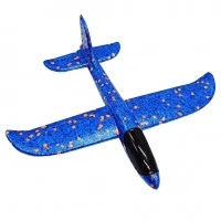 Самолет из пенопласта, 48 см (синий)