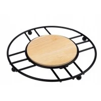 Підставка під гарячий посуд чорна м.YM-46064