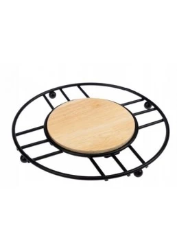 Підставка під гарячий посуд чорна м.YM-46064