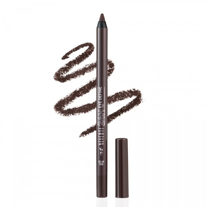 Карандаш для глаз Neverti 24H Eye Define NP100 №02 (Brown) - 