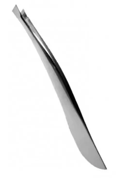 Пинцет для бровей Luxury P02 скошенный