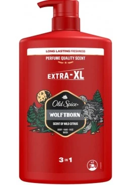 Гель для душу та шампунь Old Spice 3 в 1 Wolfthorn, 1 л