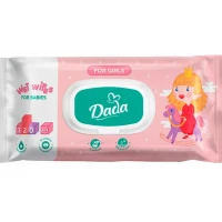 Детские влажные салфетки для девочек Dada, 120 шт
