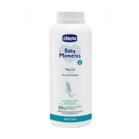 Тальк захисний Chicco Baby Moments з рисовим крохмалем, 150 г