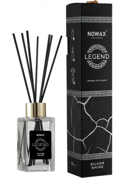 Аромадифузор з паличками Nowax серія Legend Silver Shine, 90 мл