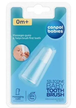 Щетка для зубов на палец Canpol Babies (с 0 месяцев), 1 шт
