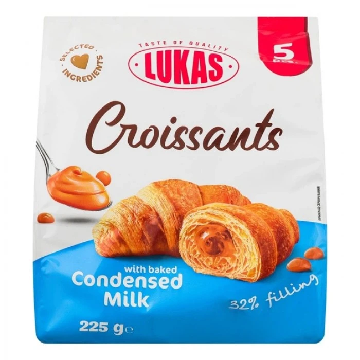 Круасан Lukas зі згущеним молоком, 225 г - 
