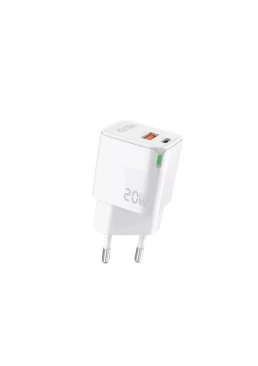 Мережевий зарядний пристрій (адаптер) WALKER WH-42 18W (white)