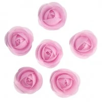 Вафельный декор «Ранункулюс розовый»