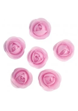 Вафельний декор "Ранункулюс рожевий"