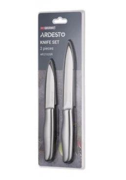 Набір ножів Ardesto Gemini Gourmet нержавіюча сталь AR2102GR, 2 шт 