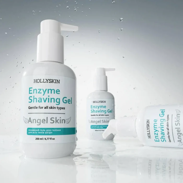 Энзимный гель для бритья Hollyskin Angel Skin Enzyme Shaving Gel, 200 мл - 
