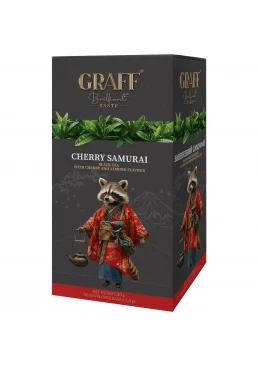 Чай чорний  Graff Cherry Samurai «Вишневий Самурай», 30 г (20 пакетиків)