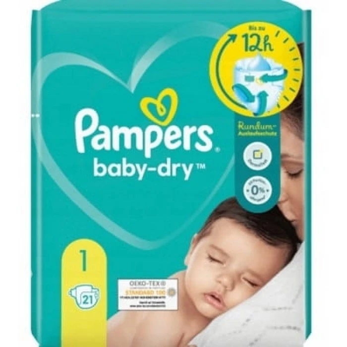 Подгузники для детей Pampers baby-dry pants 1 (2-5кг), 21 шт - 