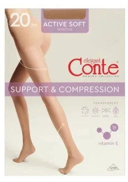 Колготки Conte elegant Active Soft 20 DEN Mocca, 3 размер -видалити