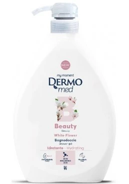 Гель для душу DermoMed Білі Квіти, 1 л