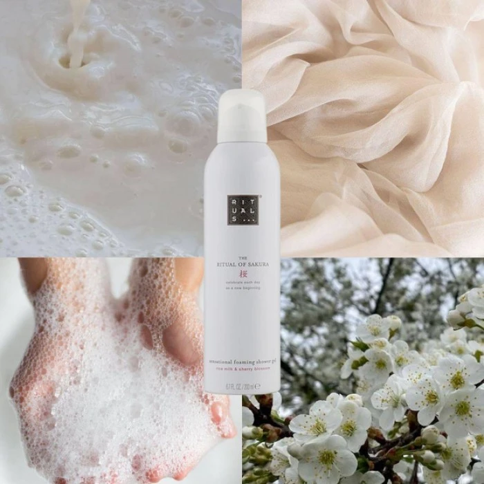 Гель-пенка для душа Rituals The Ritual Of Sakura Foaming Shower Gel, 200 мл - 