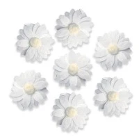 Вафельный декор «Белая жемчужина», 7 шт