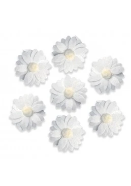 Вафельний декор “Перлинка біла”, 7 шт