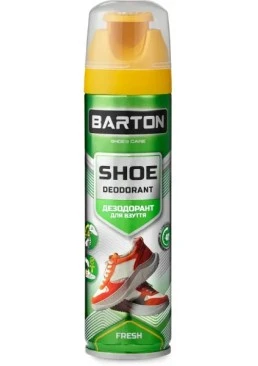 Аерозоль дезодорант для взуття BARTON Fresh безбарвний, 150 мл