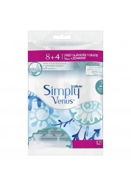 Бритви одноразові Simply Venus, 8+4 шт