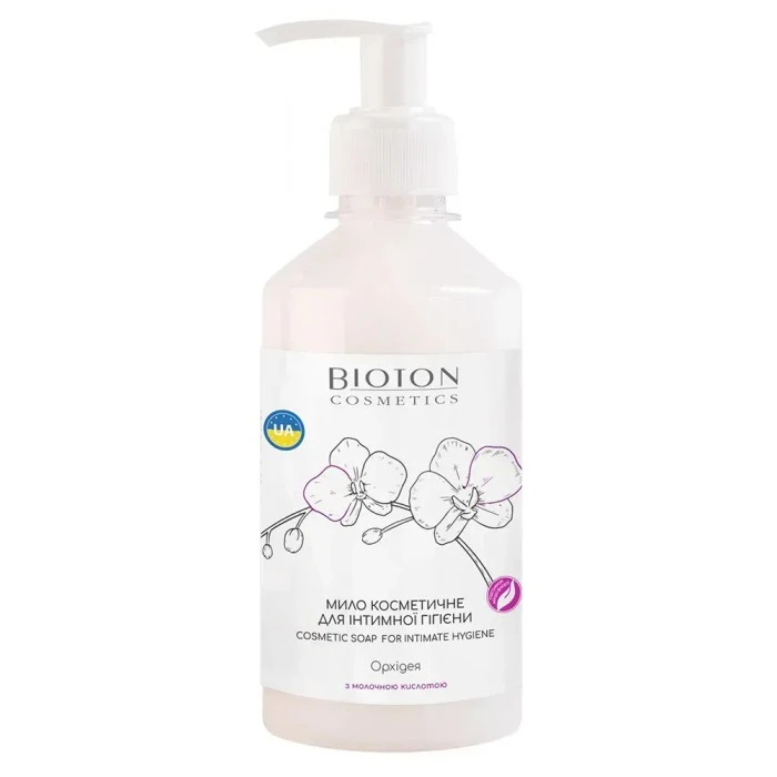 Мыло для интимной гигиены Bioton Cosmetics Nature Орхидея, 300 мл - 