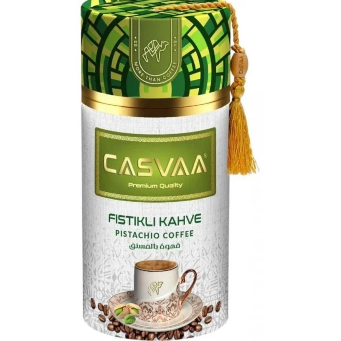 Молотый кофе CASVAA Fıstıklı с фисташкой, 250 г - 