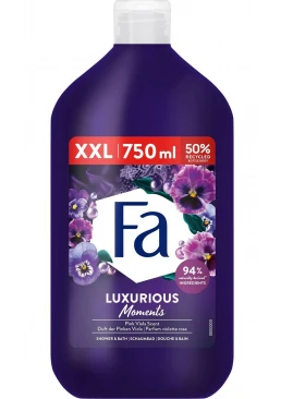 Гель для душу Fa Luxurious Moments з ароматом рожевої фіалки, 750 мл