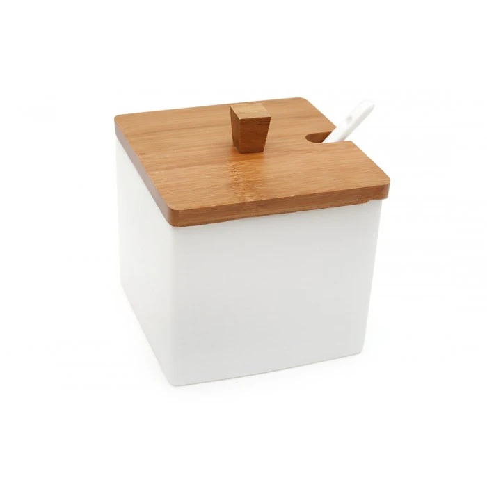 Цукорниця порцелянова Naturel, 600 мл (375-303) - 