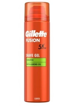 Гель для гоління Gillette Fusion 5 Ultra Sensitive, 200 мл
