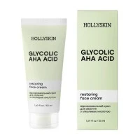 Восстанавливающий крем для лица с гликолевой кислотой Hollyskin Glycolic AHA Acid Face Cream, 50 мл 