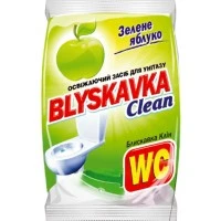 Освіжаючий засіб для унітазу Blyskavka Clean зелене яблуко, 37 г
