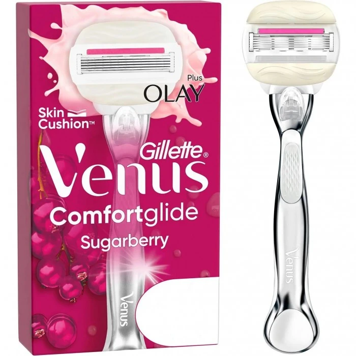Бритва Gillette Venus Comfortglide Sugarberry, 1 станок + 2 касети - 